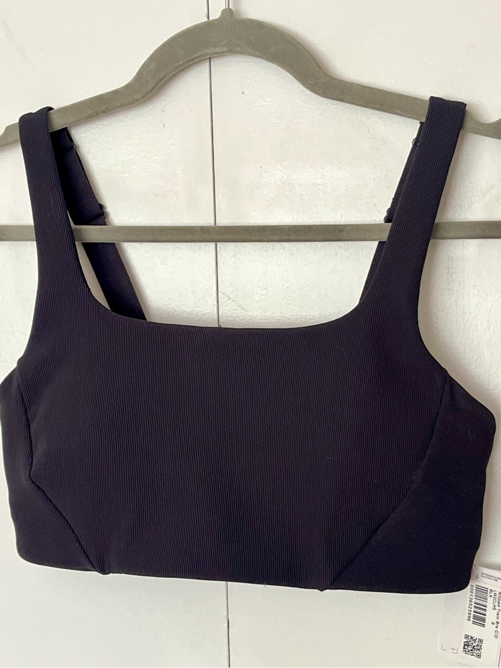 Lululemon Ribbed Train Bra in Black Size 8 NWT